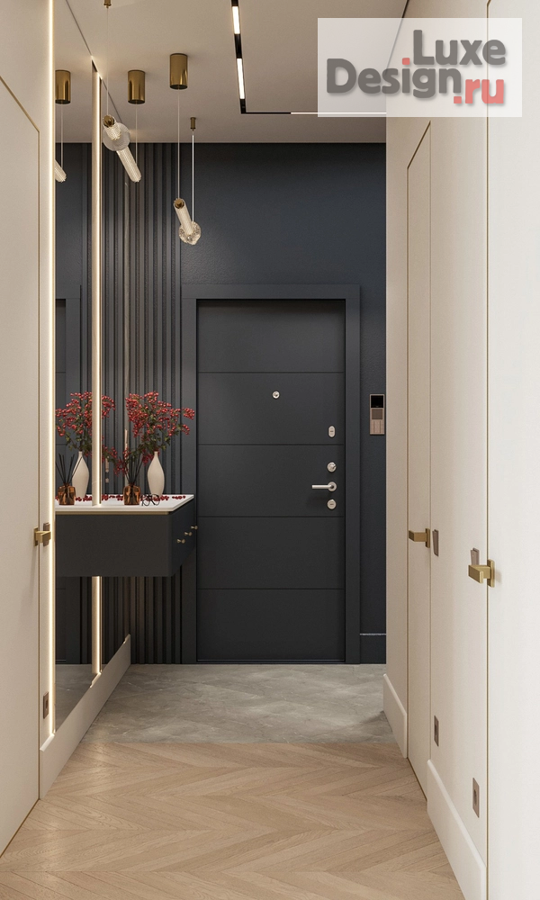 Дизайн интерьера трехкомнатной квартиры "Интерьер трехкомнатной квартиры в Центральном районе города Калининграда" (фото 3)