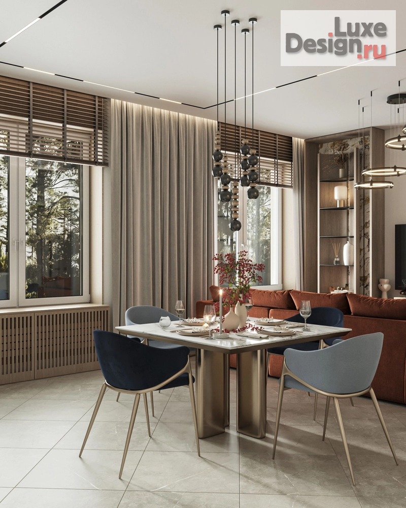 Дизайн интерьера трехкомнатной квартиры "Интерьер трехкомнатной квартиры в Центральном районе города Калининграда" (фото 12)