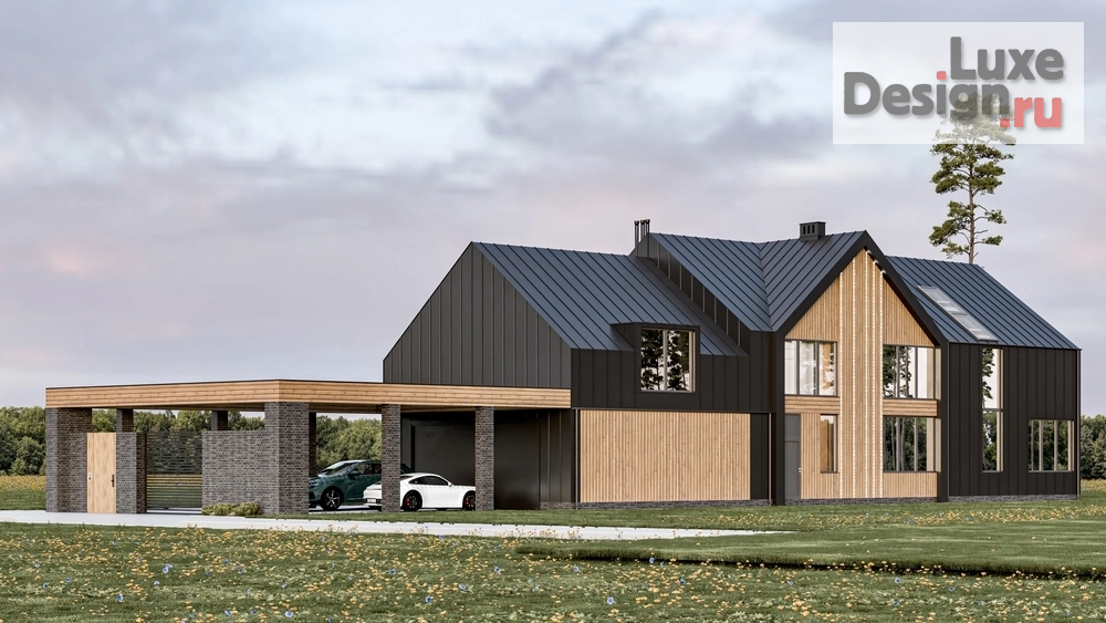 Частная архитектура "Проект двухэтажного дома в стиле барн-хаус" (фото 7)