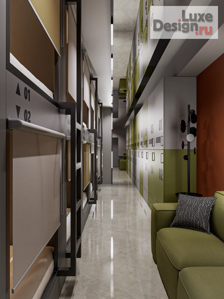 Дизайн интерьера хостела "Интерьер хостела на Балтийском побережье" (фото 6)