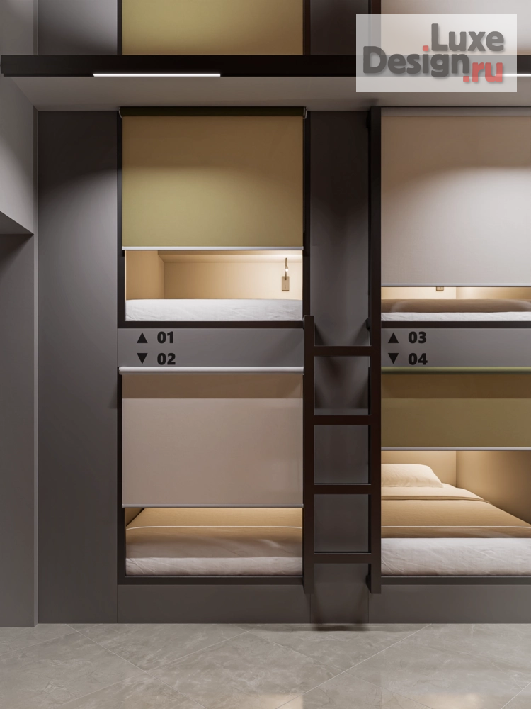 Дизайн интерьера хостела "Интерьер хостела на Балтийском побережье" (фото 8)