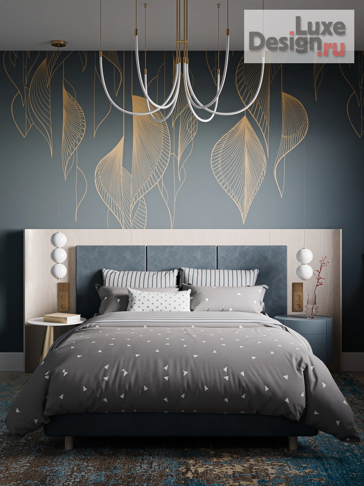 Дизайн интерьера частного дома "Интерьер современной спальни, 17 м2" (фото 4)