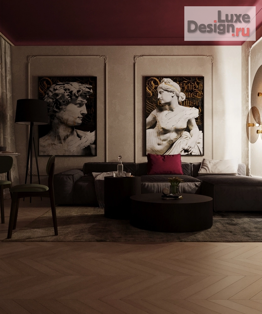 Дизайн интерьера частного дома "Яркая кухня-гостиная в частном доме" (фото 3)