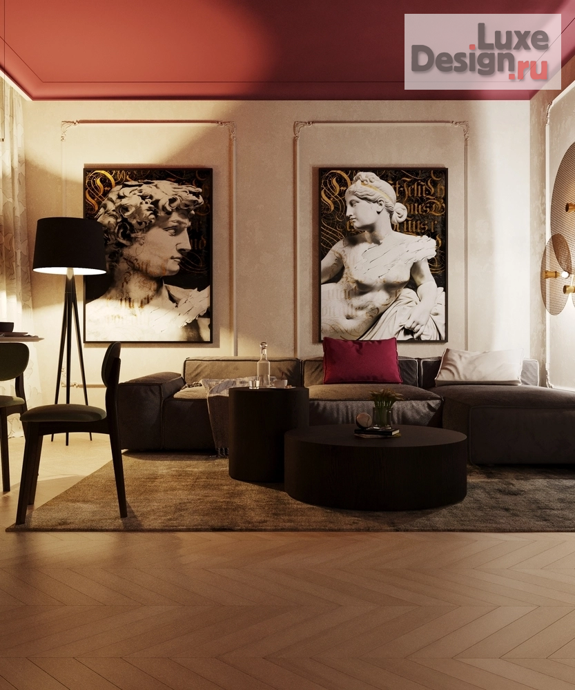 Дизайн интерьера частного дома "Яркая кухня-гостиная в частном доме" (фото 4)