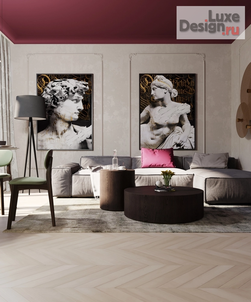 Дизайн интерьера частного дома "Яркая кухня-гостиная в частном доме" (фото 5)