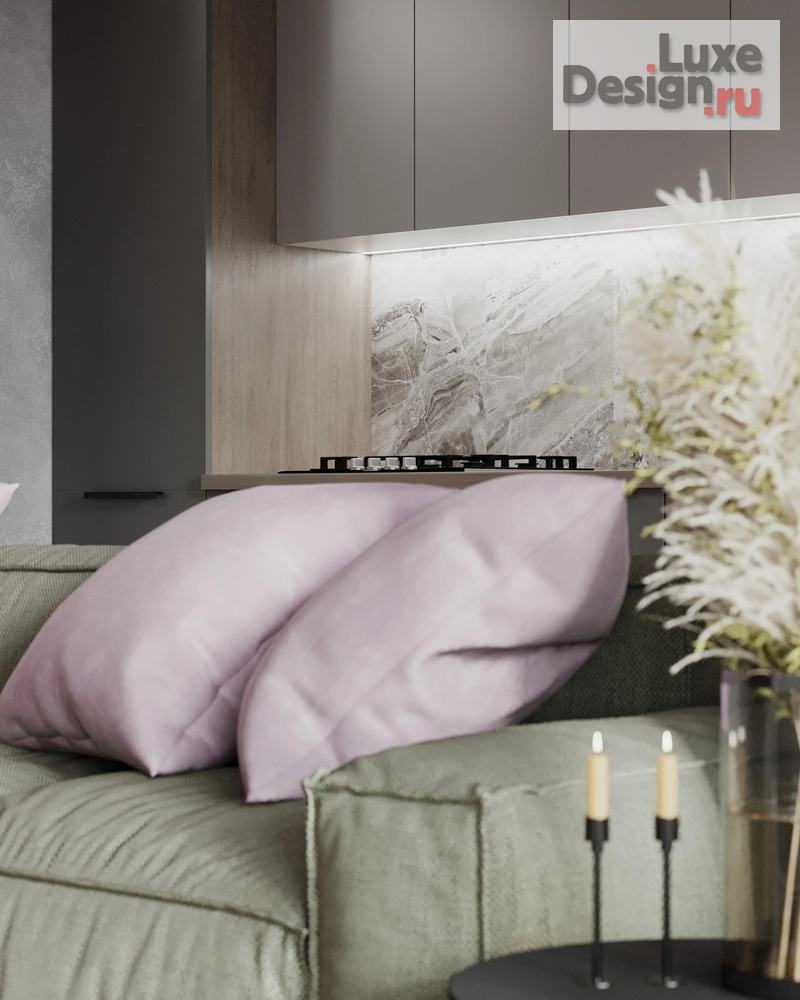 Дизайн интерьера двухкомнатной квартиры "Квартира выходного дня на побережье" (фото 4)