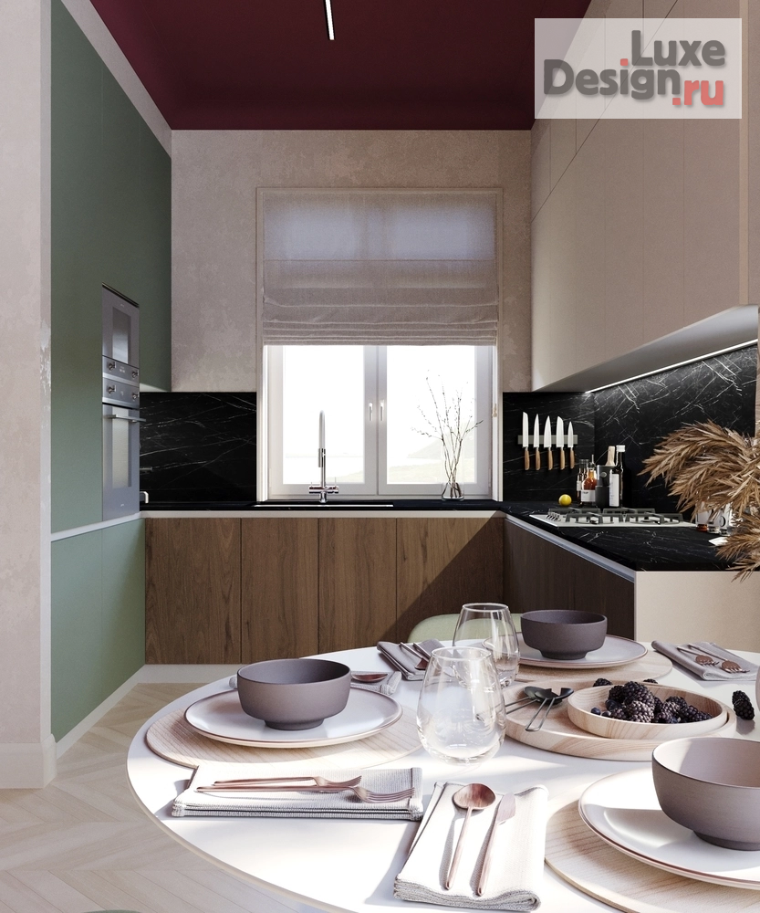 Дизайн интерьера частного дома "Яркая кухня-гостиная в частном доме" (фото 8)