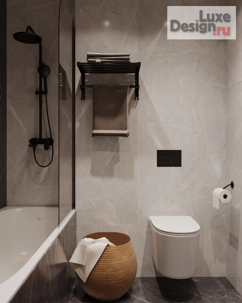 Дизайн интерьера двухкомнатной квартиры "Квартира выходного дня на побережье" (фото 10)