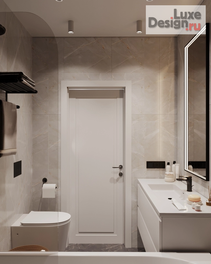 Дизайн интерьера двухкомнатной квартиры "Квартира выходного дня на побережье" (фото 11)