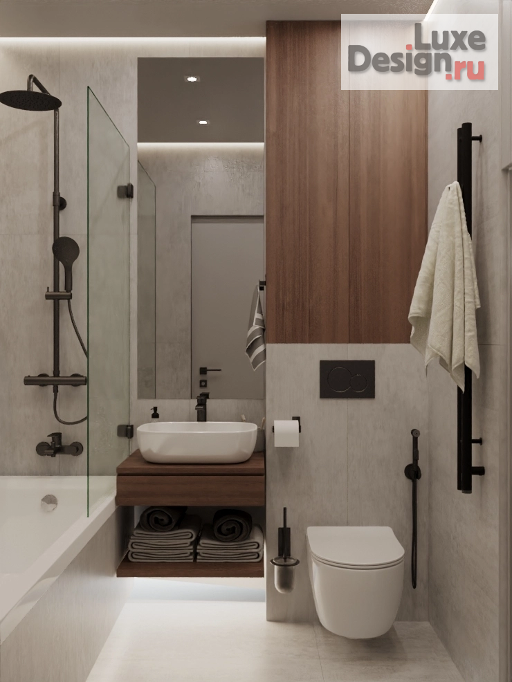 Дизайн интерьера трехкомнатной квартиры "Стильная квартира для холостяка" (фото 8)