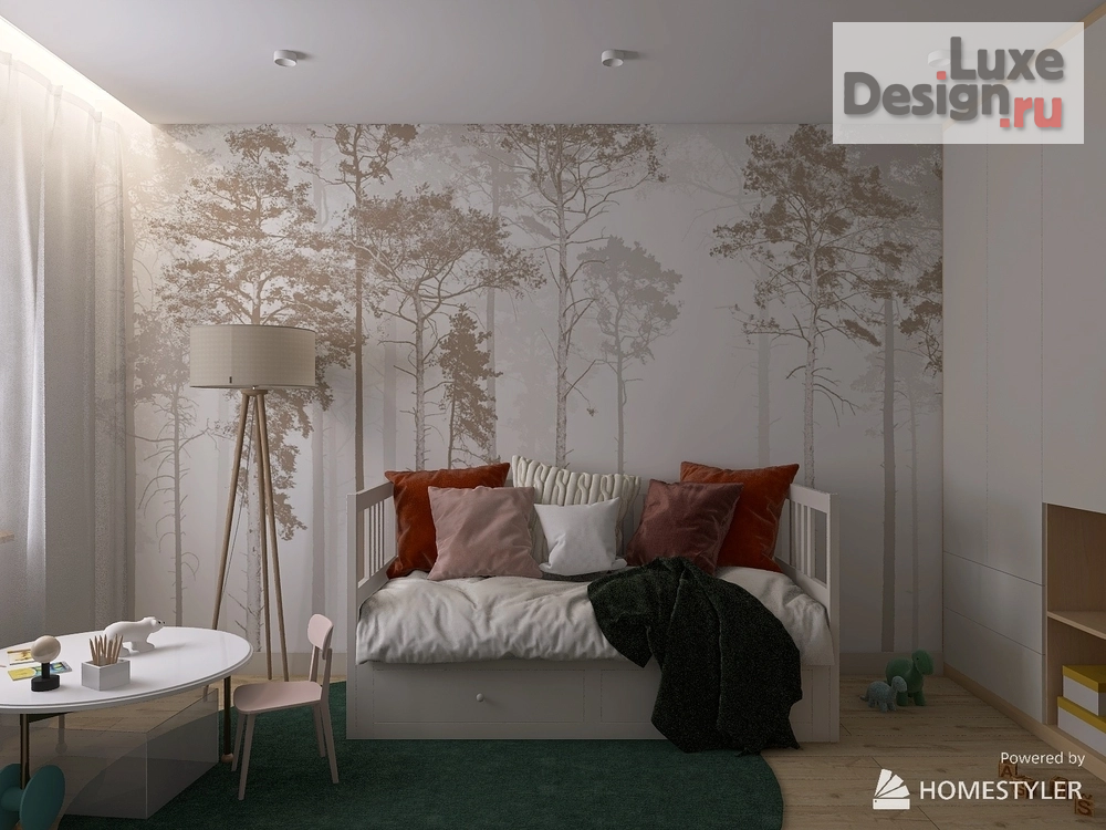 Дизайн интерьера трехкомнатной квартиры "Квартира «на вырост». Или что делать с комнатой, чтобы потом не переделывать?" (фото 6)