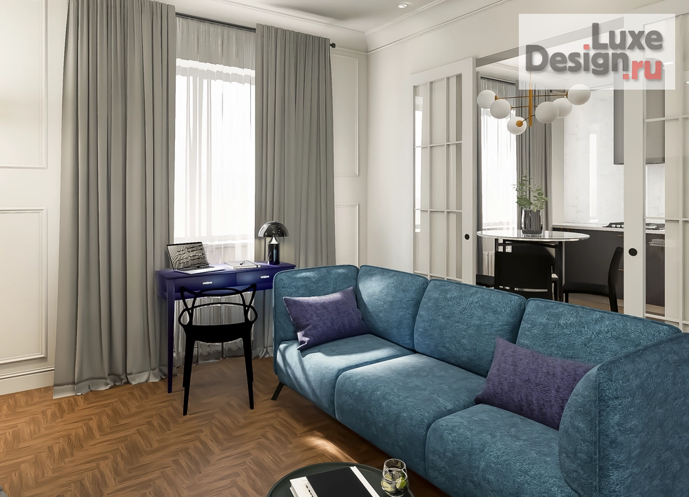 Дизайн интерьера комнаты "Французское настроение" (фото 2)