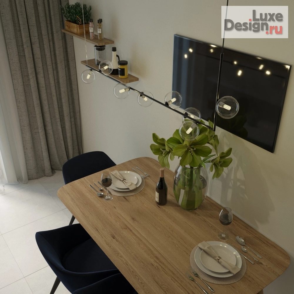 Дизайн интерьера трехкомнатной квартиры "Квартира в г. Зеленоградск" (фото 12)