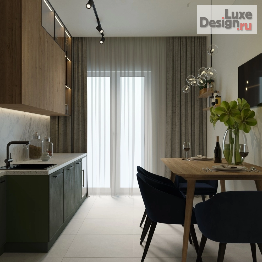 Дизайн интерьера трехкомнатной квартиры "Квартира в г. Зеленоградск" (фото 10)