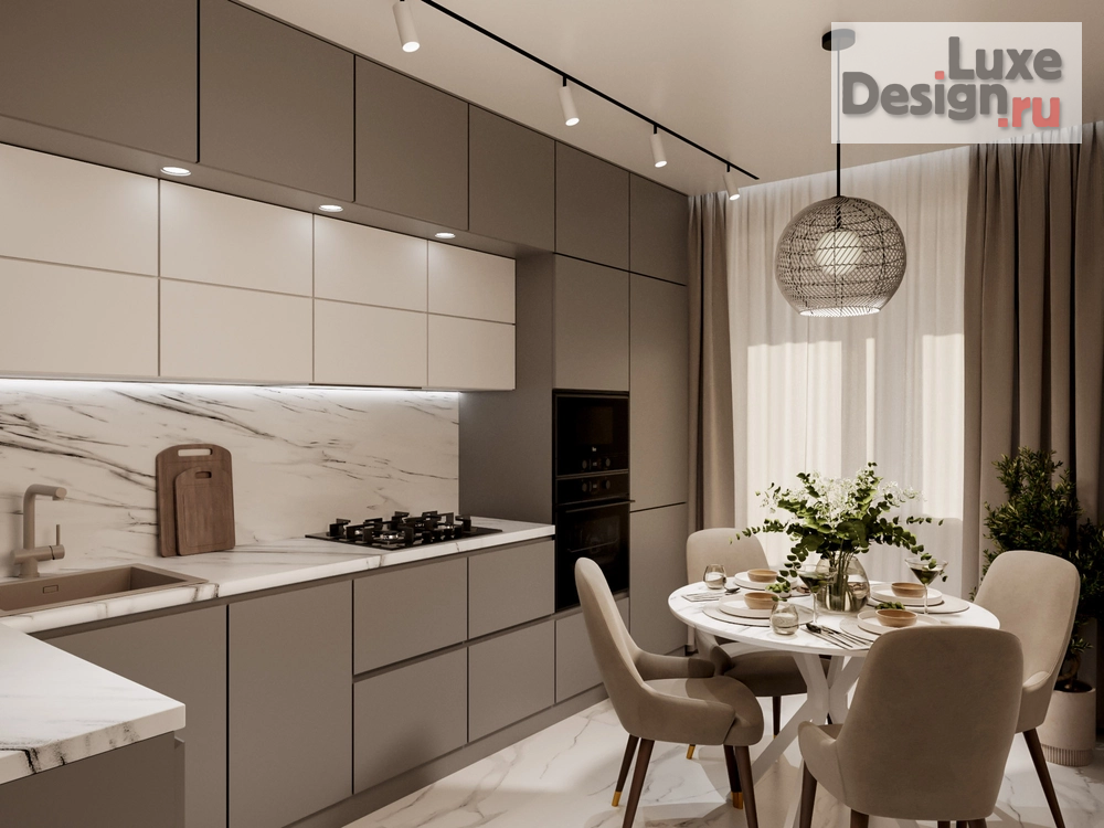 Дизайн интерьера двухкомнатной квартиры "2-х комнатная квартира Саранск" (фото 1)