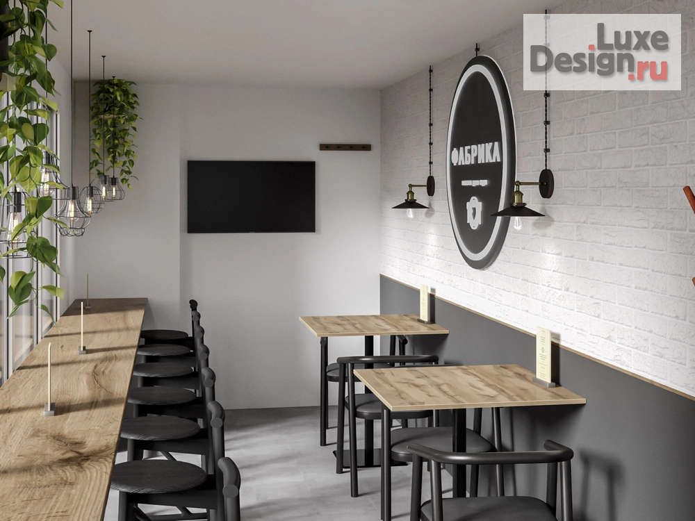 Дизайн интерьера кафе "Кафе "Фабрика"" (фото 5)