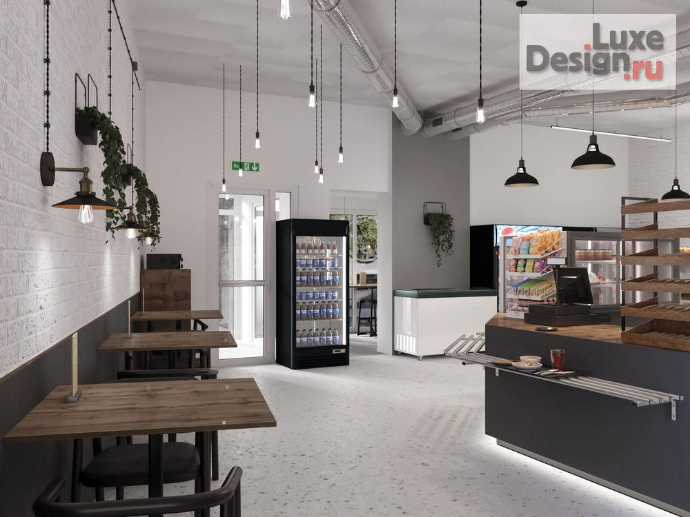 Дизайн интерьера кафе "Кафе "Фабрика"" (фото 6)