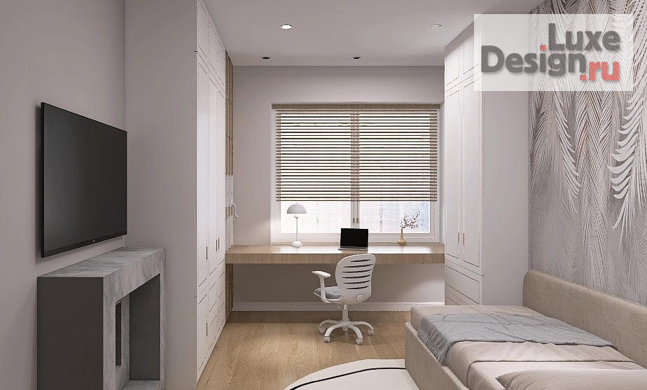 Дизайн интерьера трехкомнатной квартиры "Проект трехкомнатной квартиры , Нахимовский" (фото 2)