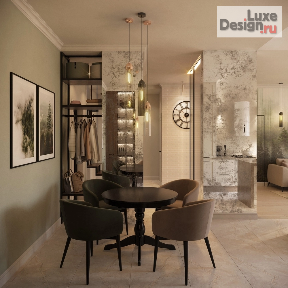 Дизайн интерьера квартиры "Двухуровневая квартира в ЖК Гламур и жадность" (фото 8)