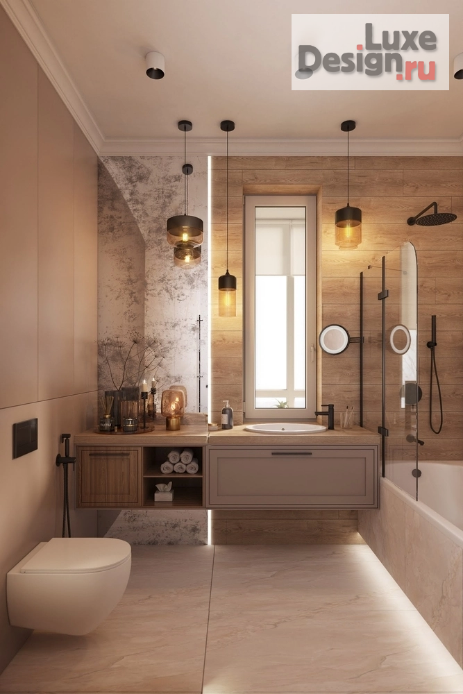 Дизайн интерьера квартиры "Двухуровневая квартира в ЖК Гламур и жадность" (фото 12)