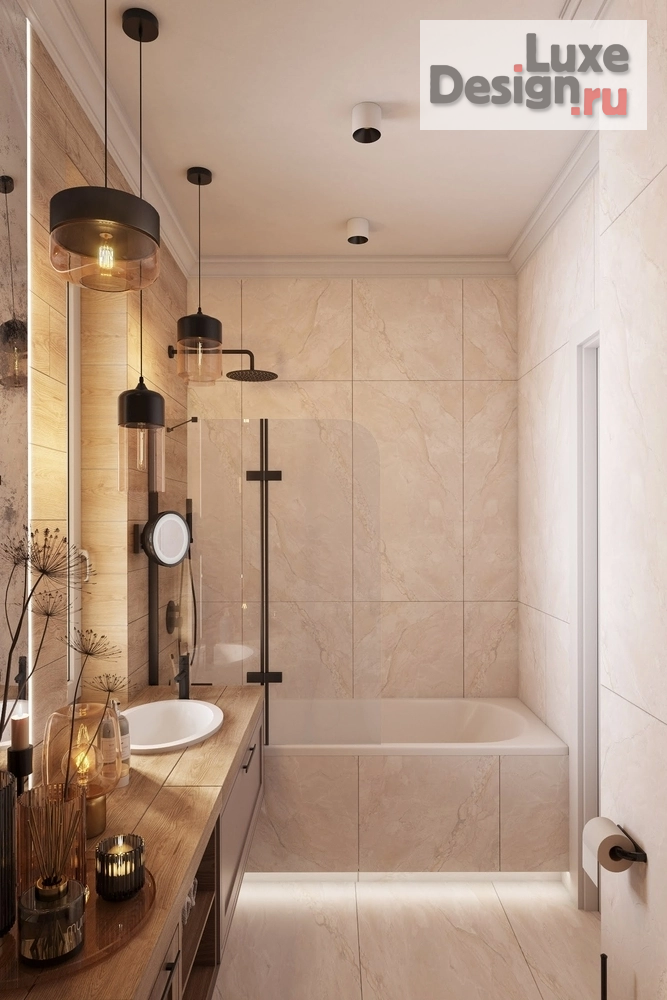 Дизайн интерьера квартиры "Двухуровневая квартира в ЖК Гламур и жадность" (фото 13)