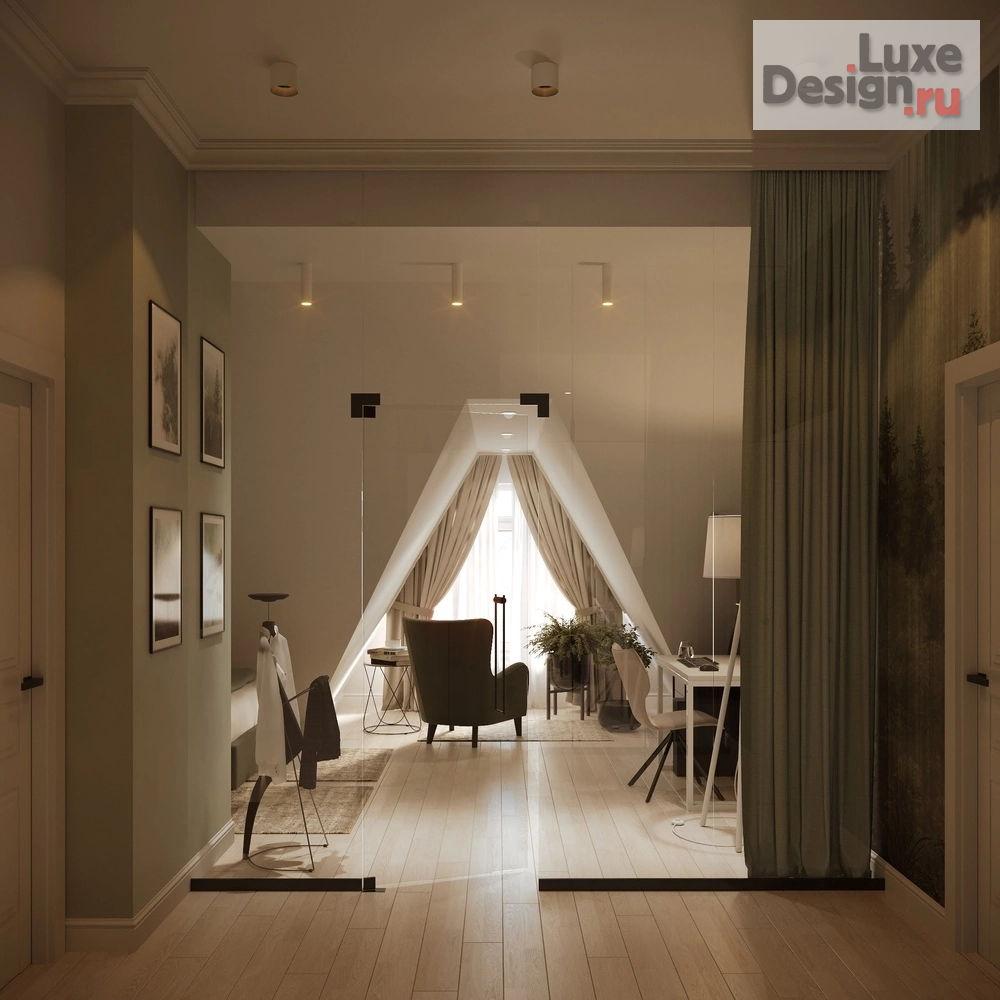 Дизайн интерьера квартиры "Двухуровневая квартира в ЖК Гламур и жадность" (фото 27)