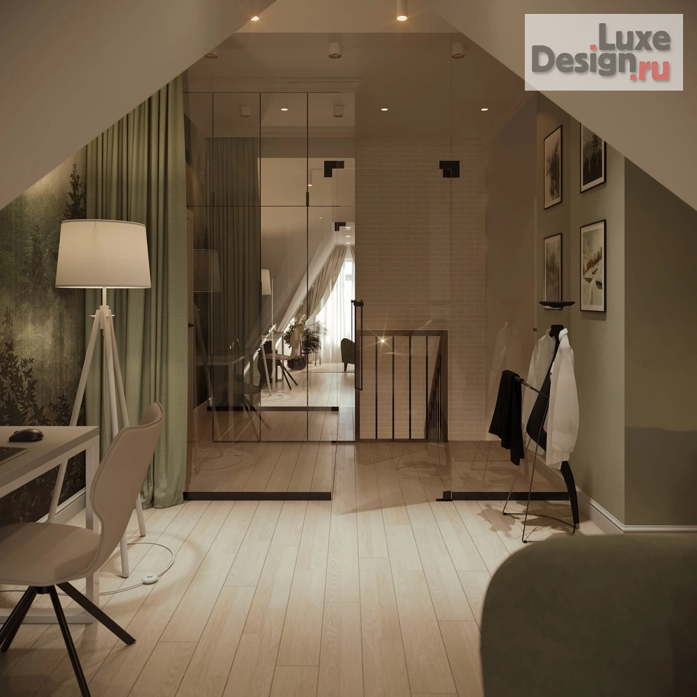 Дизайн интерьера квартиры "Двухуровневая квартира в ЖК Гламур и жадность" (фото 28)
