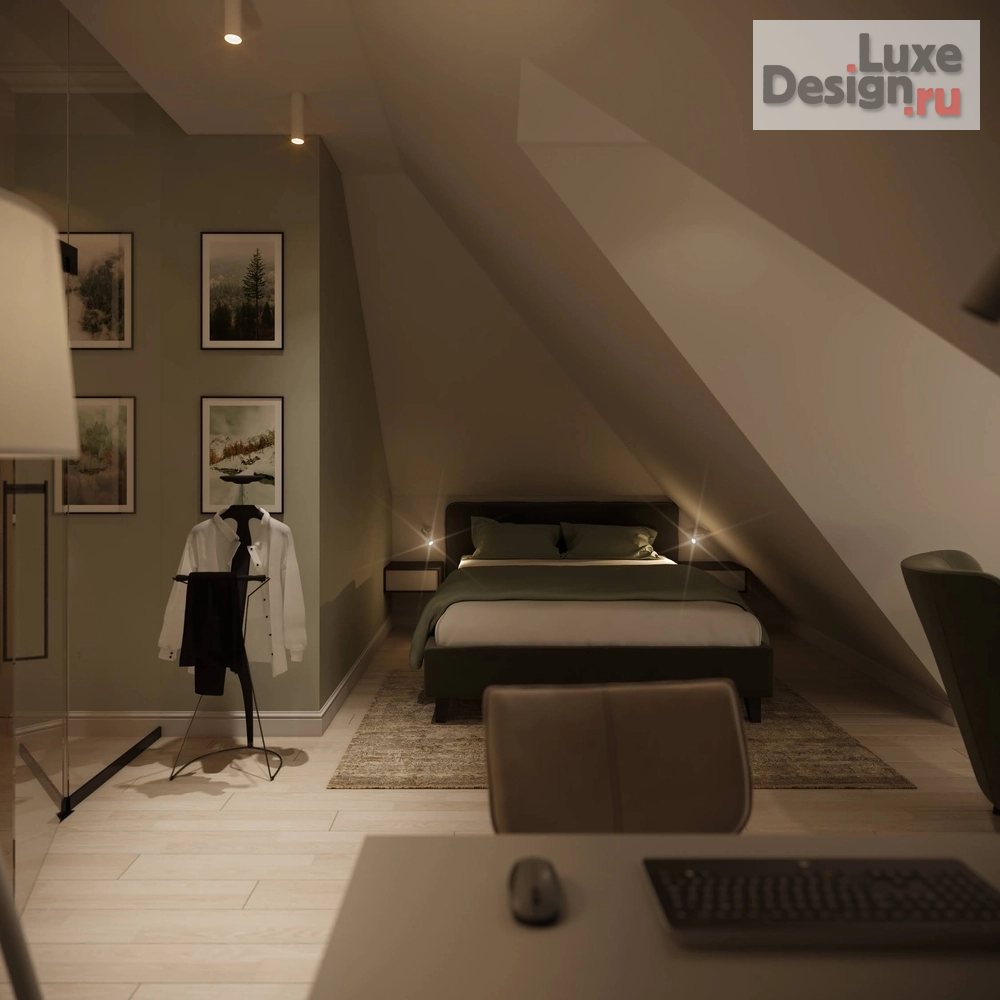 Дизайн интерьера квартиры "Двухуровневая квартира в ЖК Гламур и жадность" (фото 29)