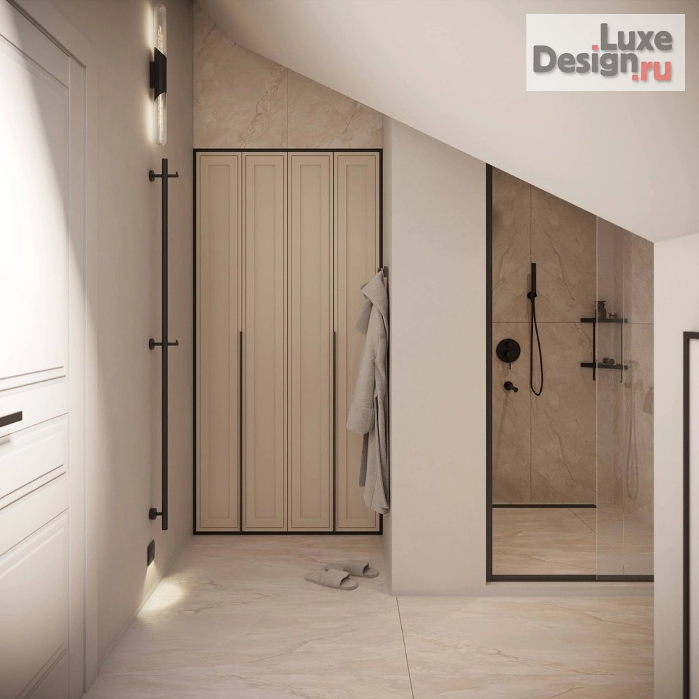 Дизайн интерьера квартиры "Двухуровневая квартира в ЖК Гламур и жадность" (фото 33)