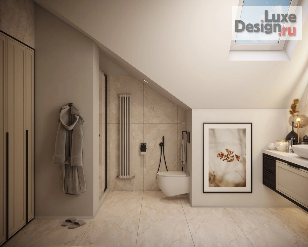 Дизайн интерьера квартиры "Двухуровневая квартира в ЖК Гламур и жадность" (фото 34)