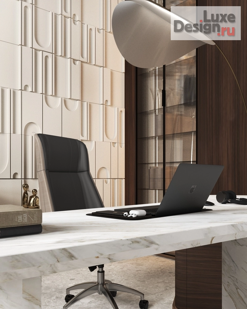 Дизайн интерьера офиса "Кабинет руководителя" (фото 2)