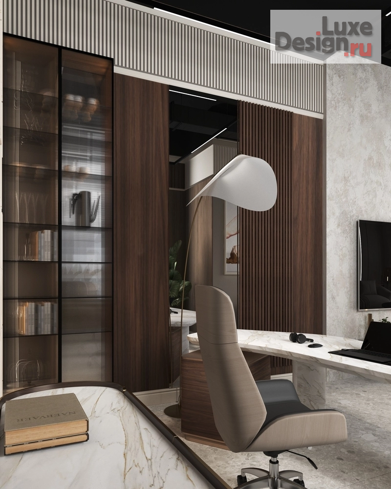 Дизайн интерьера офиса "Кабинет руководителя" (фото 4)