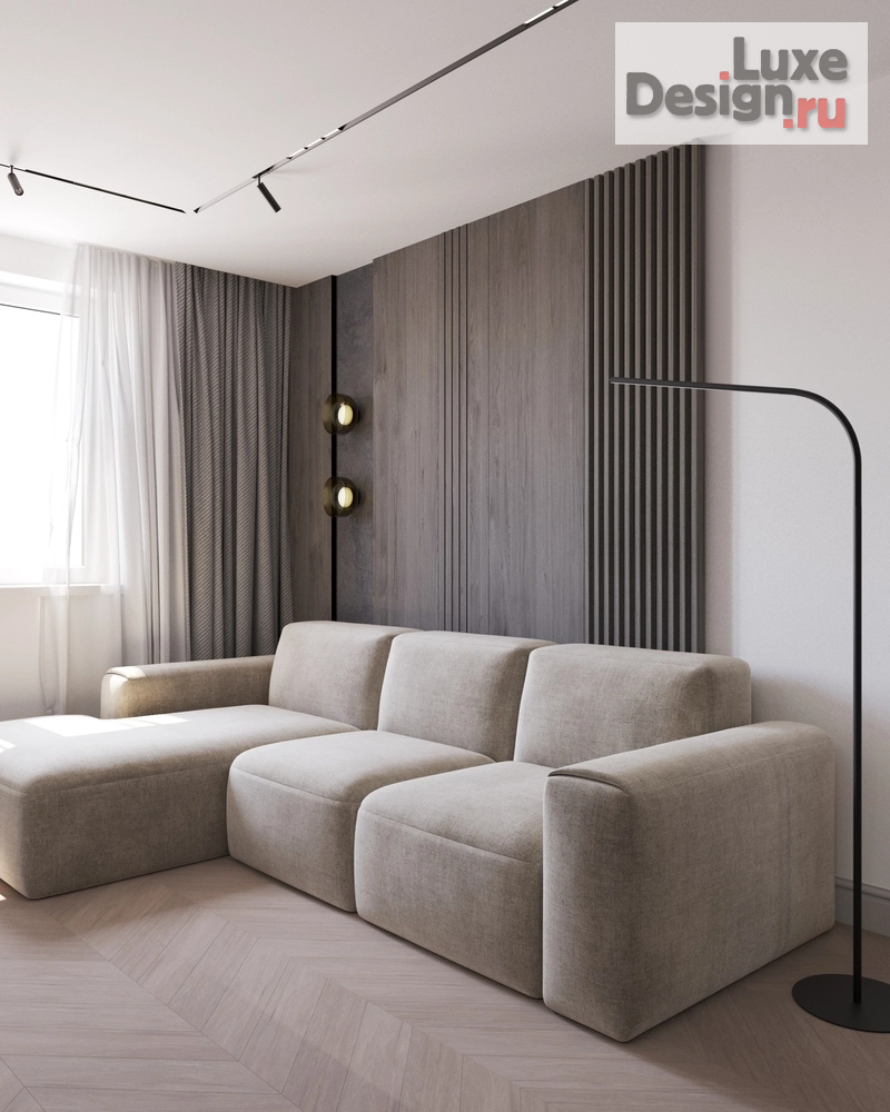 Дизайн интерьера двухкомнатной квартиры "Квартира холостяка" (фото 3)