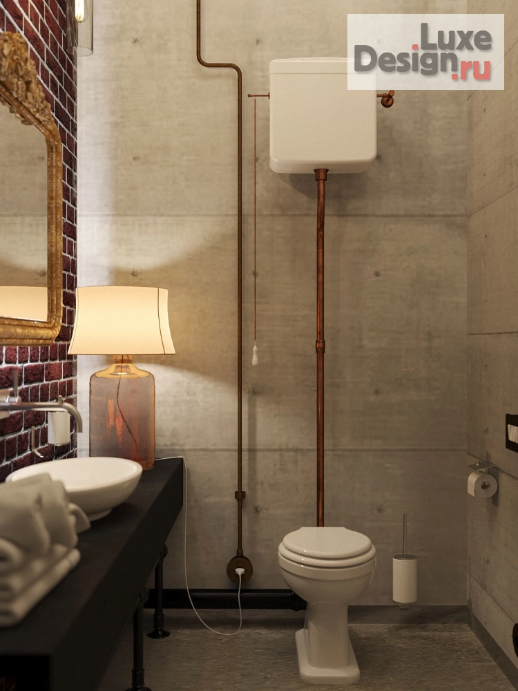 Дизайн интерьера коттеджа "Проект дома в стиле Лофт" (фото 17)