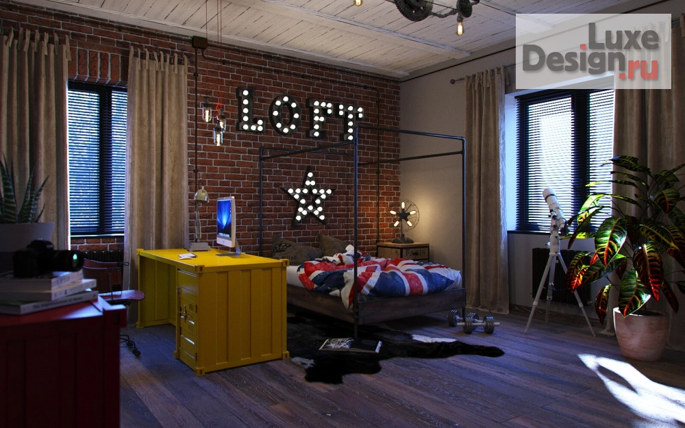 Дизайн интерьера коттеджа "Проект дома в стиле Лофт" (фото 21)
