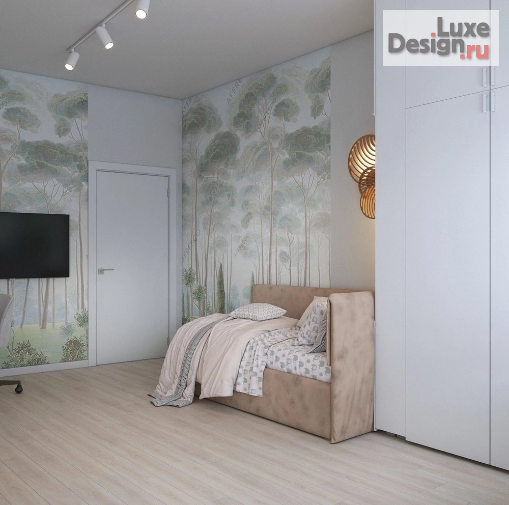 Дизайн интерьера детской "Интерьер детской для маленький фей" (фото 3)