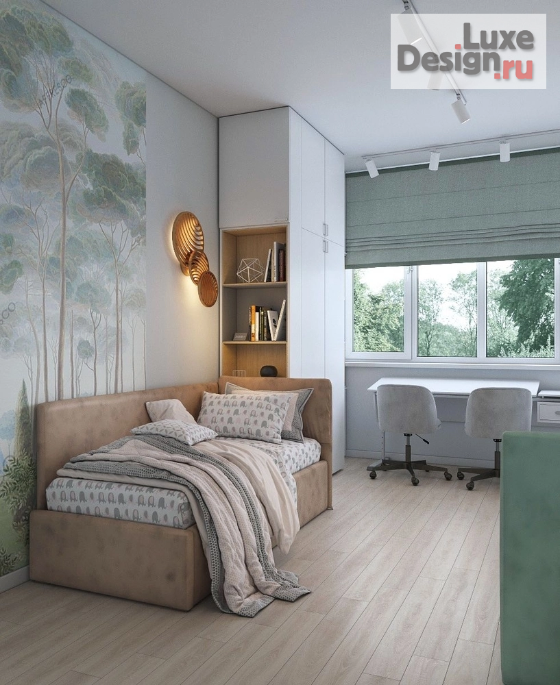 Дизайн интерьера детской "Интерьер детской для маленький фей" (фото 4)