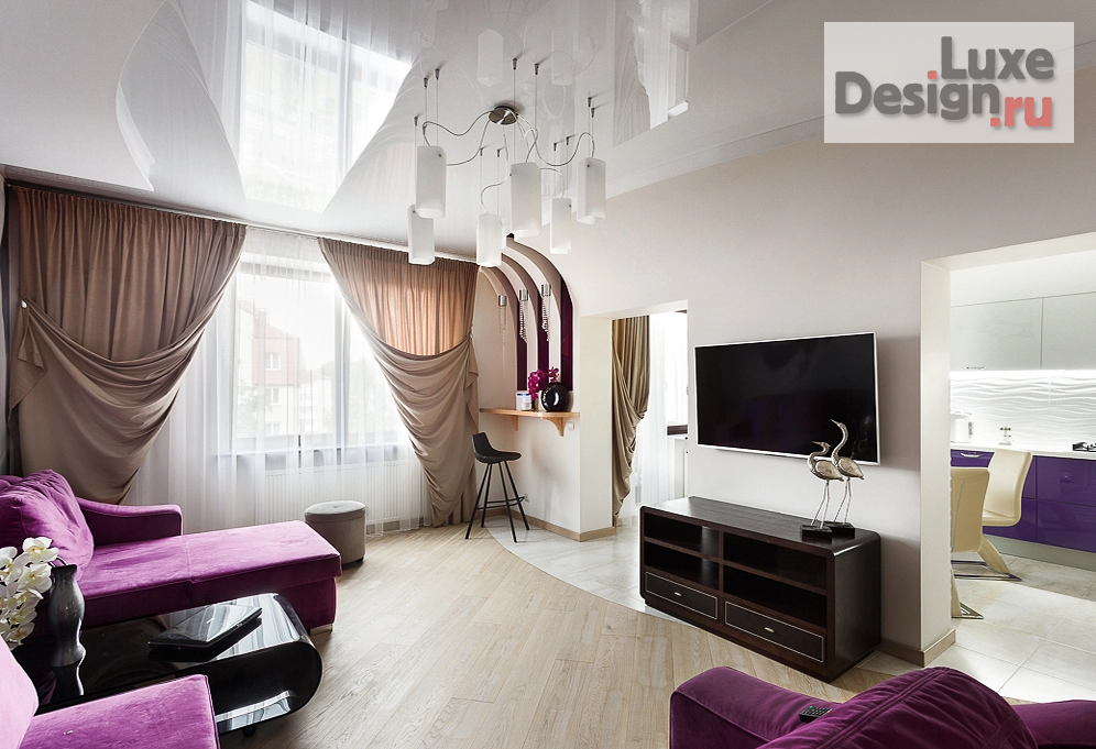 Дизайн интерьера четырехкомнатной квартиры "Интерьер квартиры в современном стиле" (фото 2)