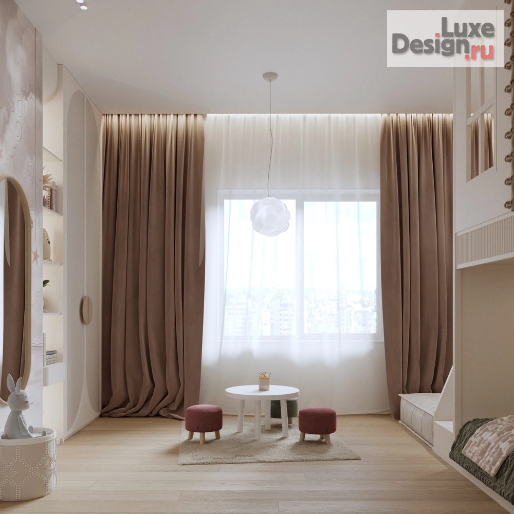 Дизайн интерьера детской "Детская девочки" (фото 6)