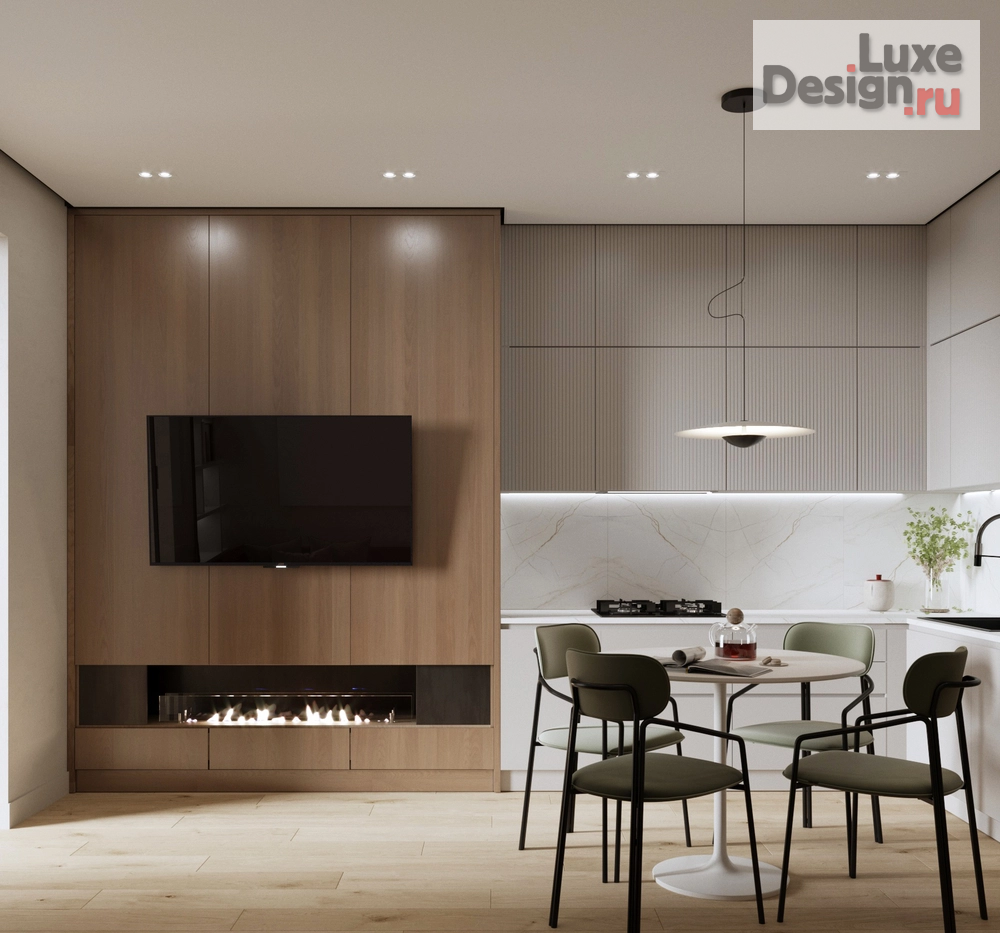 Дизайн интерьера кухни "Проект кухни-гостиной" (фото 1)