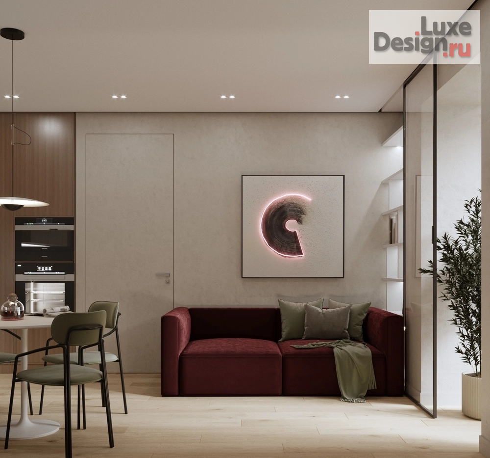 Дизайн интерьера кухни "Проект кухни-гостиной" (фото 2)