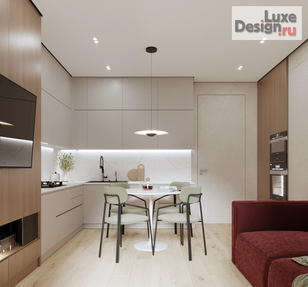 Дизайн интерьера кухни "Проект кухни-гостиной" (фото 5)