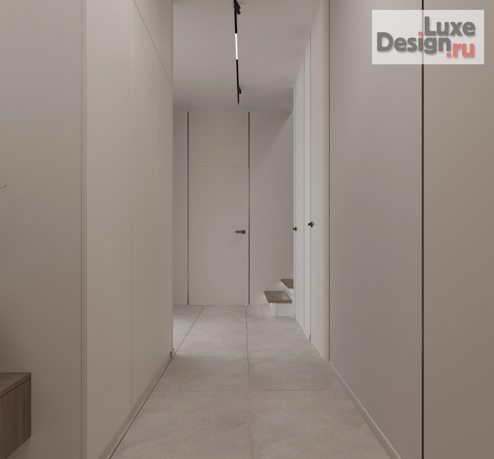 Дизайн интерьера гостиной "Визуализации кухни-гостиной из проекта двухэтажного дома" (фото 11)