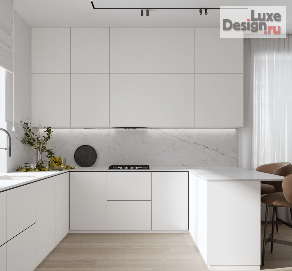 Дизайн интерьера гостиной "Визуализации кухни-гостиной из проекта двухэтажного дома" (фото 6)