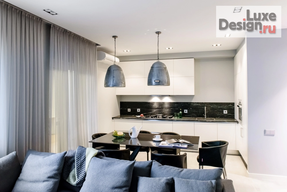 Дизайн интерьера двухкомнатной квартиры "авторский надзор с Евгением Купрешкиным" (фото 1)