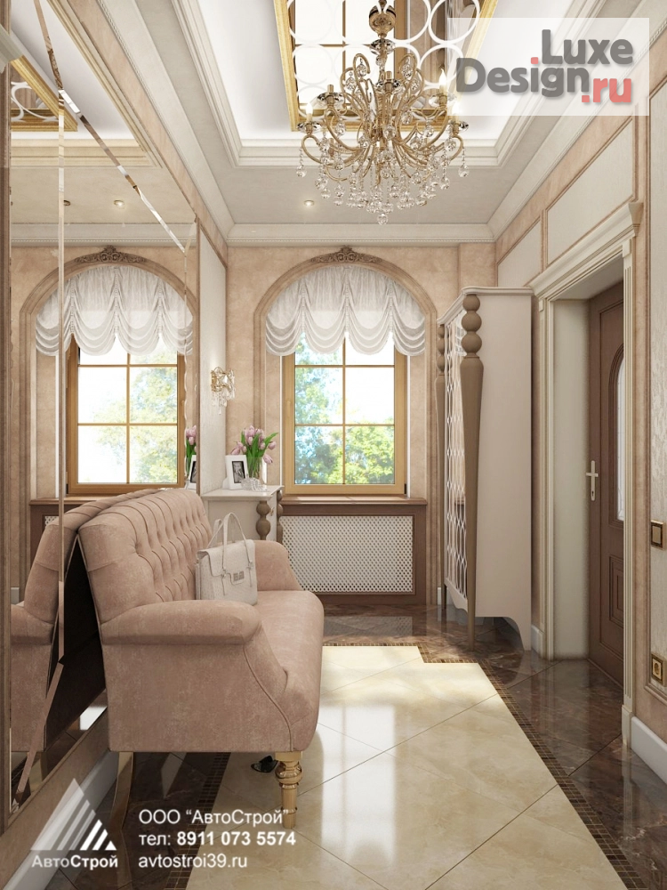 Дизайн интерьера коттеджа "Интерьер загородного дома " (фото 9)