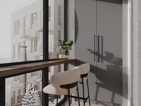 Дизайн интерьера лоджий в Калининграде "Дизайн интерьера квартиры "Лоджия// Дизайн студия Льва Терехова""