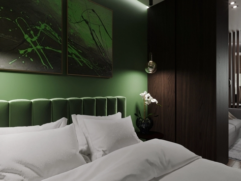 Дизайн интерьера однокомнатной квартиры в Калининграде "Дизайн интерьера однокомнатной квартиры  // Дизайн студия Льва Терехова"""