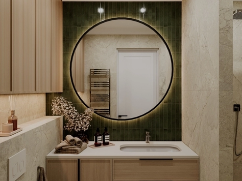 Дизайн интерьера частного интерьера в Калининграде "Дизайн интерьера квартиры "Санузел // Дизайн студия Льва Терехова""