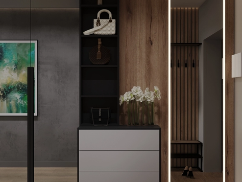 Дизайн интерьера прихожей в Калининграде "Дизайн интерьера квартиры  "Холл // Дизайн студия Льва Терехова"""